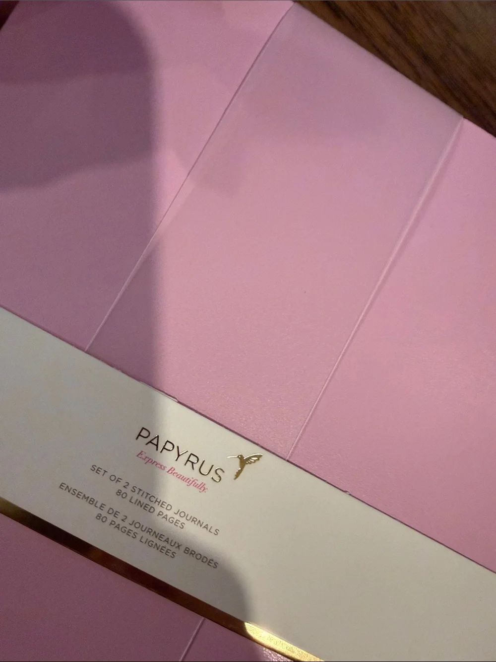Papyrus branded pink